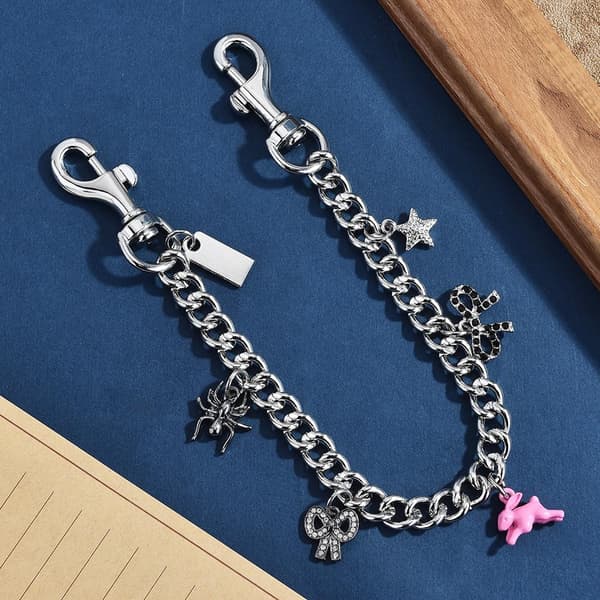 Väskberlock, söta handväskberlocker, väsktillbehörsberlocker, väskkedjor, handväskberlocker Rabbit Chain