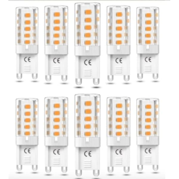 G9 LED-lamper 5W - Varm Hvid - 10 Stk