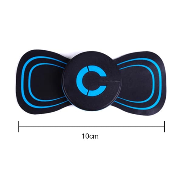 Bärbar Nack Cervikal Massageapparat Patch Mini Elektrisk Cervikal Massageapparat Patch s Muskel Smärtlindring Patch