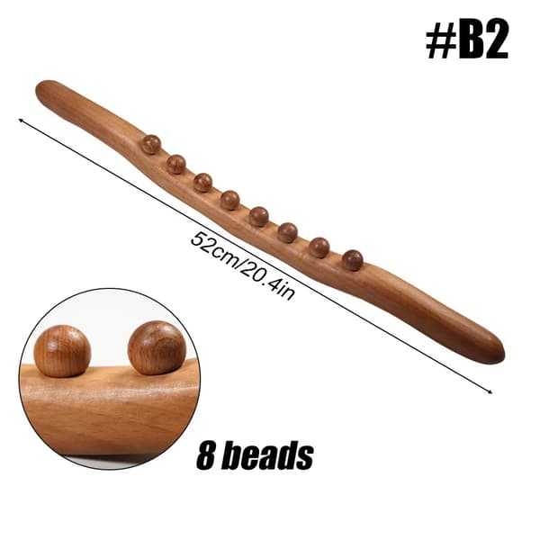 Træ Triggerpunkt Massager Lymfedrænage Massager Træterapi Gua Sha Massageværktøjer Blødt Væv Frigørelse