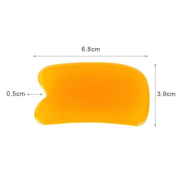 Gouache Skraber Natursten Gua Sha Kam til Hoved Kropsmassage Meridian Skrabning Zoneterapi Blodcirkulation Jade Terapi Værktøjer