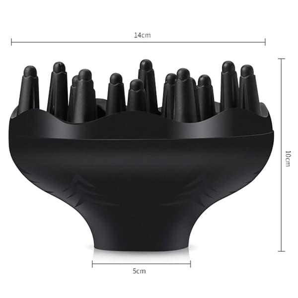 Bærbar 1 stk. hårdiffuser professionel hårstyling krøltørrer diffuser universal frisør blæser styling salon krølleværktøj