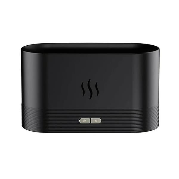 180ml USB Mist Maker Flame Luftfuktare Eterisk Olja Diffuser Sovrum Dekoration Led Oljelampa med Flame Difusor