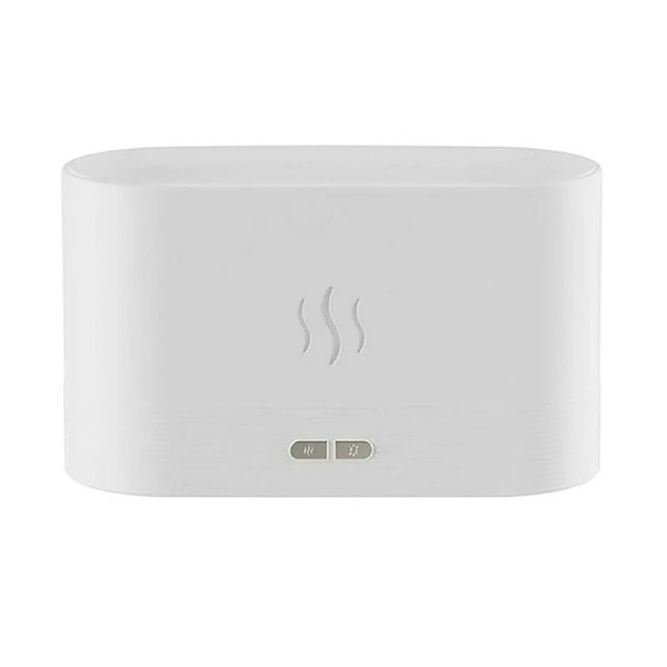 180ml USB Mist Maker Flame Luftfuktare Eterisk Olja Diffuser Sovrum Dekoration Led Oljelampa med Flame Difusor