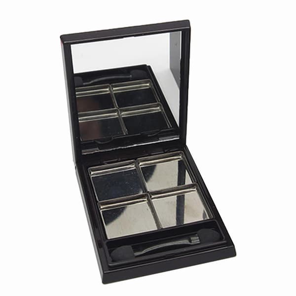 Tom Øjenskygge Etui med Blush Læbestift Concealer Bakke Sort