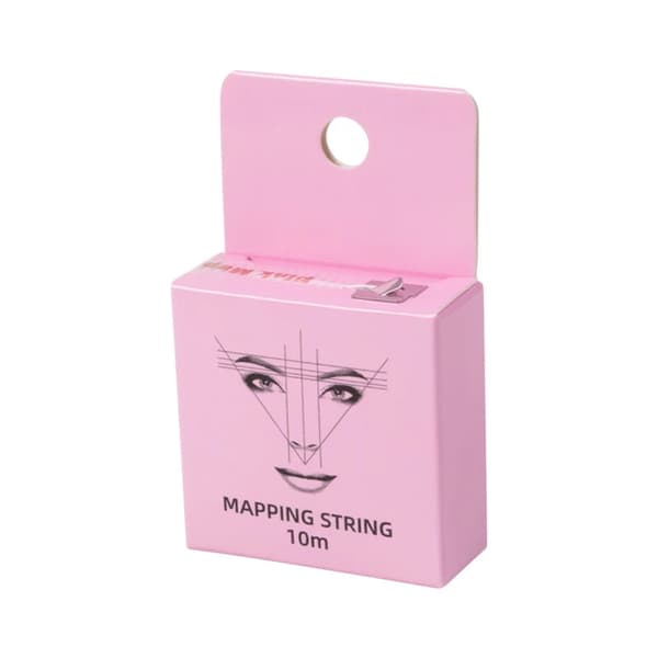 Makeup Farvning Tråd Liners Semi Permanent Positionering Øjenbryn Kortlægningsværktøj Pre-ink String til Microblading Øjenbryn