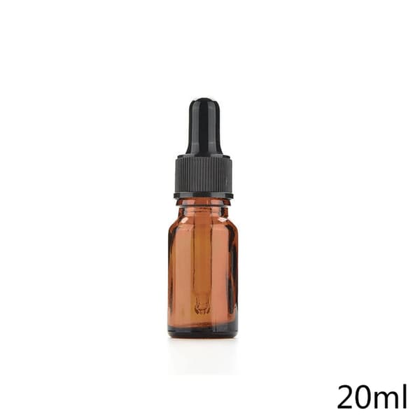 Hot 5-100ml Amber Glass Flytende Reagens Pipette Flaske Øyedråper Aromaterapi Salg 7 Størrelser 1 Stk