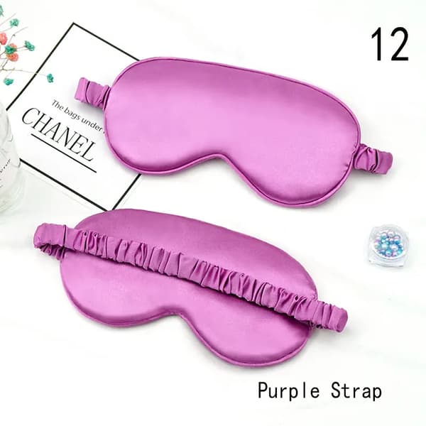 1 st Ögonmask Sovmask Ögonlapp Blindfäll Solid Bärbar Ny Vila Avslappning Ögonskugga Mjuk Vadderad Vila Blindfäll