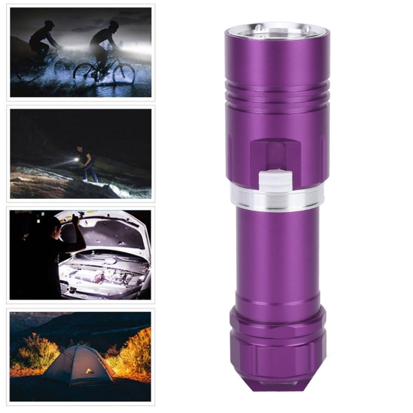 L2 LED Ficklampa Torch 100M Dykning Vattentät för