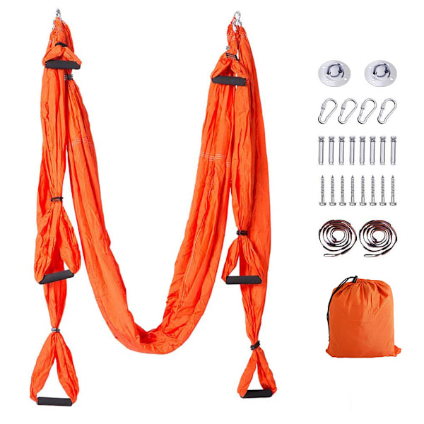 Aerial Yoga Swing Set, Yoga Hammock Flying Trapeze Yoga Kit