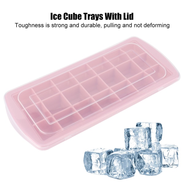 21 Grid silikonisbitar Creative Ice Cube Popsicle Ice Box