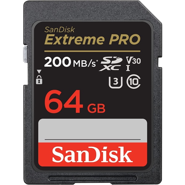 SDXC SD Extreme Pro minneskort (tvåpack) Fungerar med Nikon