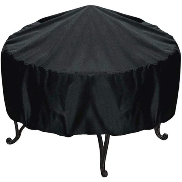 Porch Shield Fire Pit Cover - Vattentät 600D Heavy Duty Round