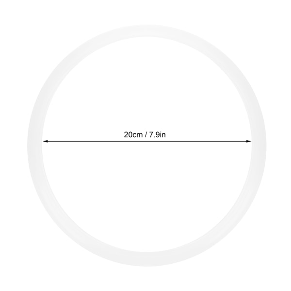 5 st Tryckkokare Tätningsring Klar Universal Rostfri