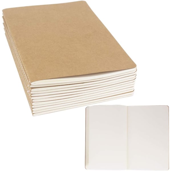 5-pack Journal Notebook Tom Sketch Anteckningsböcker för resenärer,
