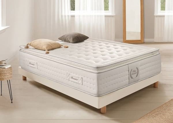 Moonia | Viskosofmadrass | King Premier Multizone | 90X190 cm | Medium fasthet