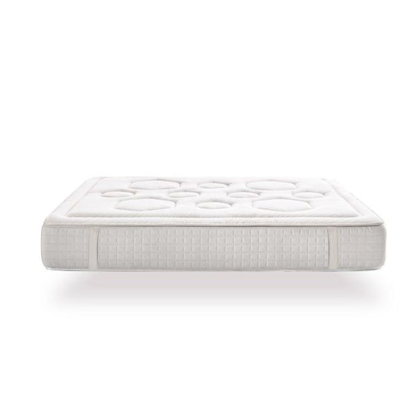 Patja 160x200 cm, Tempus Premier, Viskoelastinen vaahto + Supersoft + BioTherm-kuidut: 5 cm - Moonia hvid