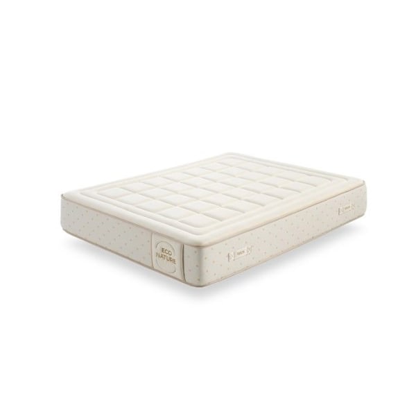 Patja 140x190 cm, Eco Nature Memory Foam, Viskoelastinen vaahto + Supersoft: 5 cm - Moonia Beige