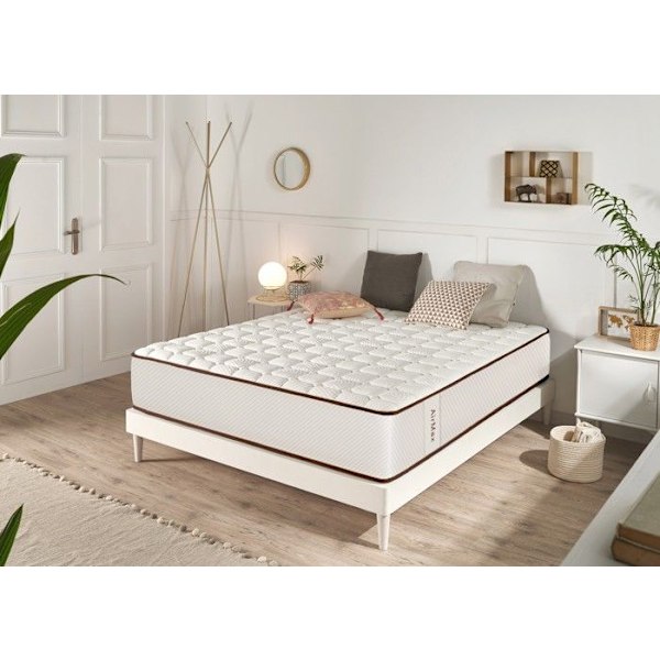 Air Max Madras Hvid tykkelse 15 cm - 140x190 cm - Moonia