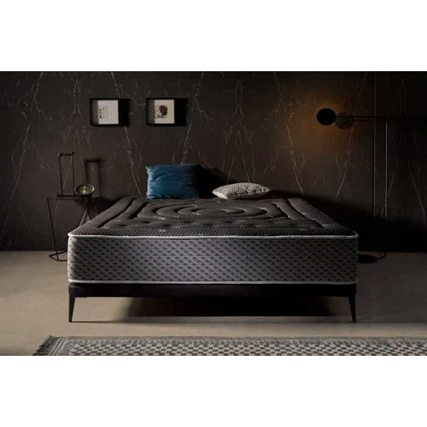 Patja 140x200 cm, Premium Black Multizone, 27 cm, Viscosoft, kiinteä, makuueristys, Moonia
