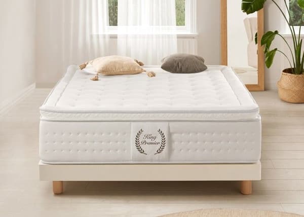 Moonia | Viscosoft-madrass | King Premier Multizone | 140X190 cm | Medium fasthet