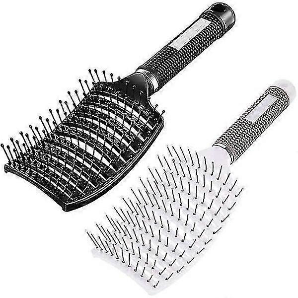 Hårborste med ventilerande design, 2-pack