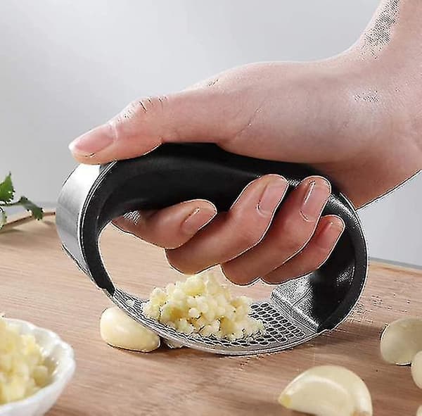 Hvitløkshakker i rustfritt stål (STØRRELSE2)