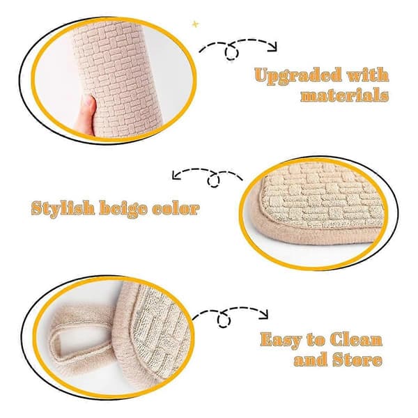 2-pack XXL Stor Diskmatta i Mikrofiber, 61x45 cm