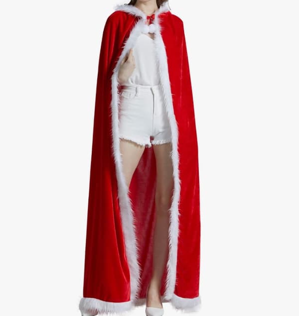 Julekappe i fløjl, julekostume