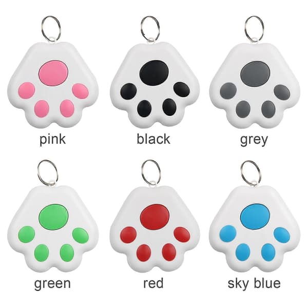 Mini GPS-tracker og lokalisator til kæledyr, Bluetooth Anti-Lost til katte og hunde pink