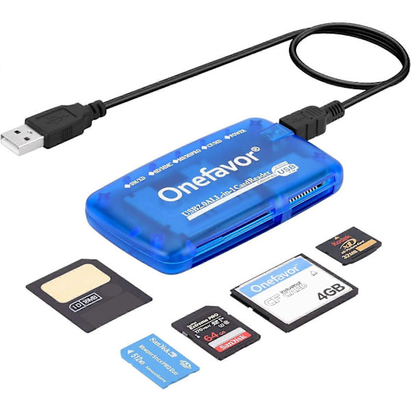 SmartMedia-kortleser, Alt-i-1 USB Universal Multi-kortadapter Slim Hub A