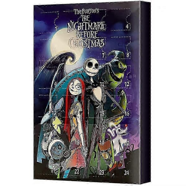 2025 Julekalender Blind Box 24 stk. Overraskelsesjulegave Halloween E upgraded version
