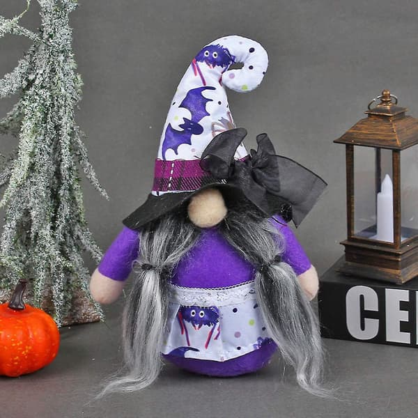 Halloween-dekorationer Häxa Tomte Docka Hänge Dekor Handsömnad Festlayouter