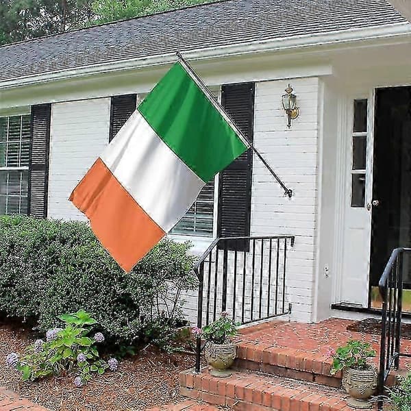Irsk flagg Irland Flagg ire trefarget flagg Dobbel søm 2 maljer Mode 58