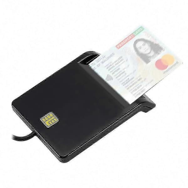 USB Smart Card Reader til Bank IC/ID EMV SD TF SIM MMC Kort - USB CCID ISO 7816 Kompatibel med Windows 7/8/10 &amp; Linux OS