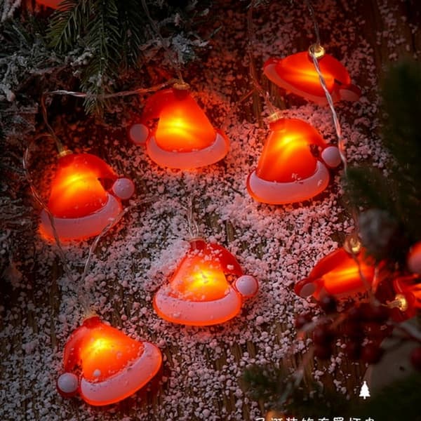 Vinterlyslenker, 10 LED Julelys, Hjem Soverom Dekorasjon