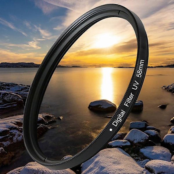 58mm UV Filter (Sort)