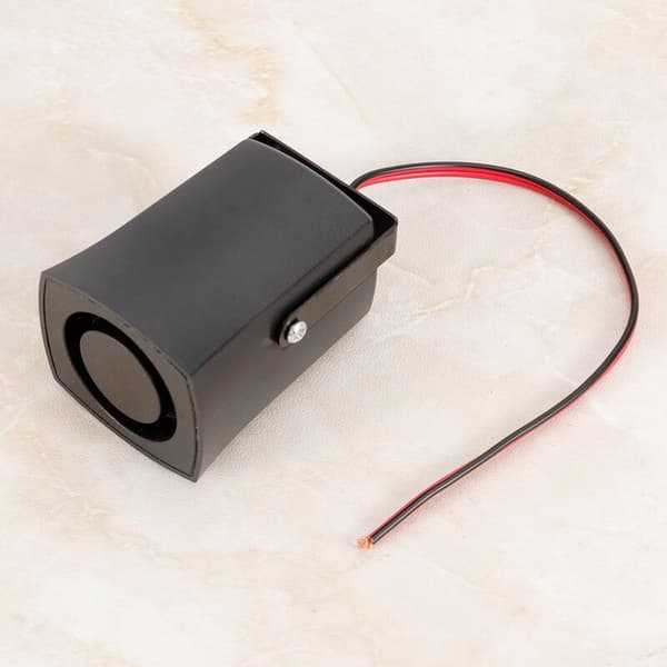 Universal 12V 115db Bil Bakalarm Bakhorn Beeper Buzzer Sort