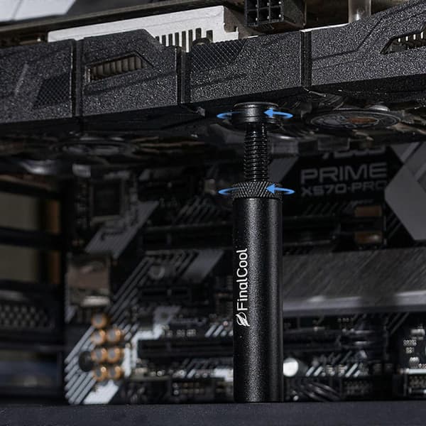 Aluminium Grafikkort Holder GPU Radiator Støtte CPU Køler Stand