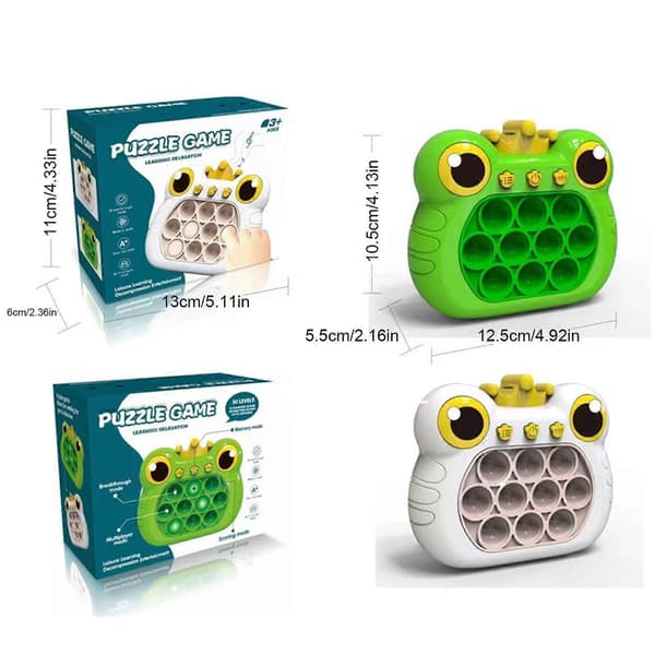 Green Frog Press Hurtig Reaktion Spil, Ingen Batterier