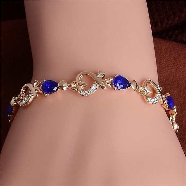 Mode Damer Krystal Armbånd [rød]