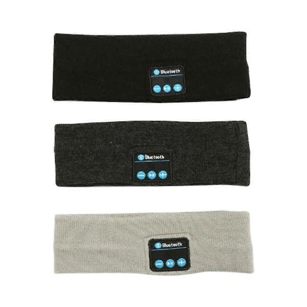 Sovhörlurar Bluetooth Pannband Trådlösa Sovhörlurar Andningsbart Musikpannband