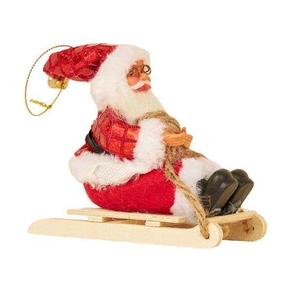 Tomte Skidfiskgur, Tomte Docka, Juldekorationer, Tomte Style D