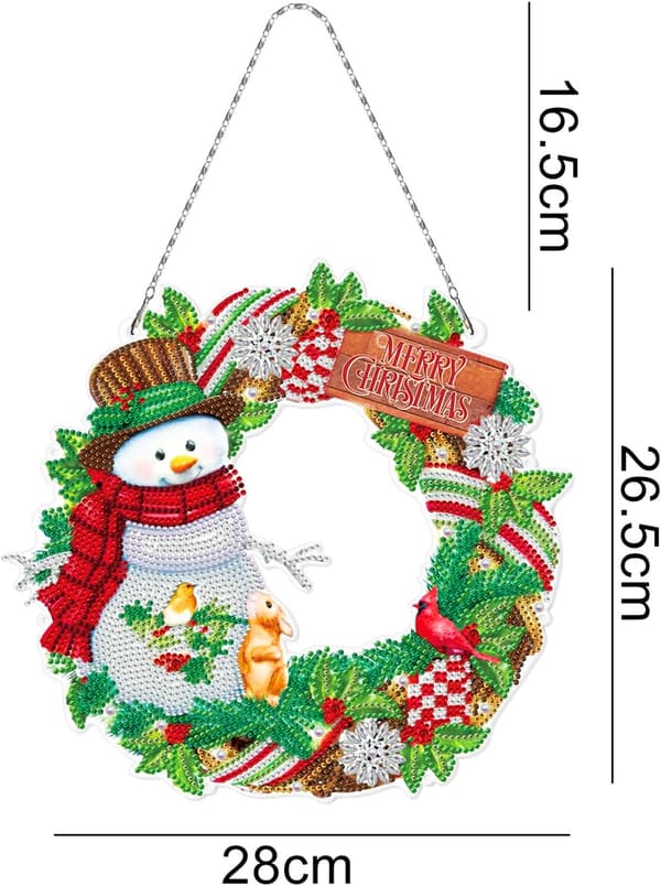 5D Diamantmaleri Julepynt DIY Diamantmaleri Billede Sæt