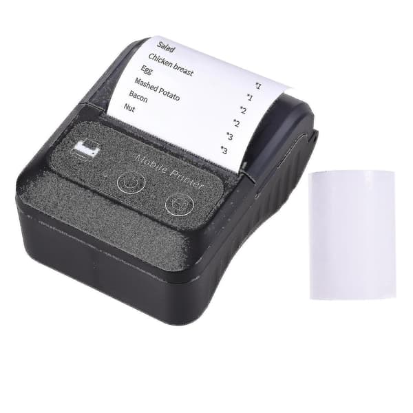 Bærbar Termisk Kvitteringsprinter Trådløs Bt Mini Kvitterings Pos Mobilprinter. Esc/pos Kompatibel Med Android Ios Windows