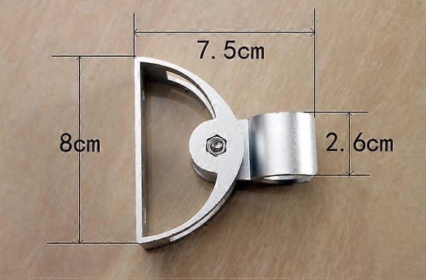 Väggmonterad Duschmunstyckeshållare i Aluminium för Badrum