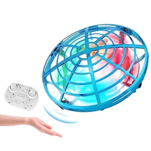 Fargerike Lys 5 Induksjon Quadcopter Ufo Mini Drone Blue * Remote Control