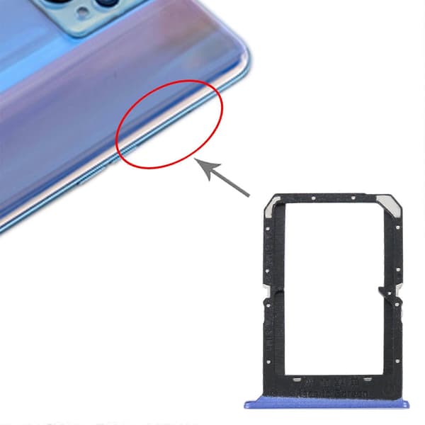 Realme 9 Pro+ SIM-korttikelkka + SIM-korttikelkka Blue