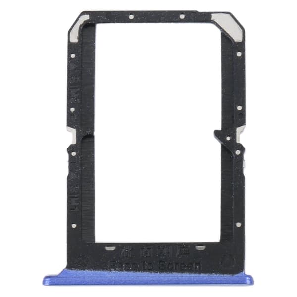För Realme 9 Pro+ SIM-kortsfack + SIM-kortsfack Blue