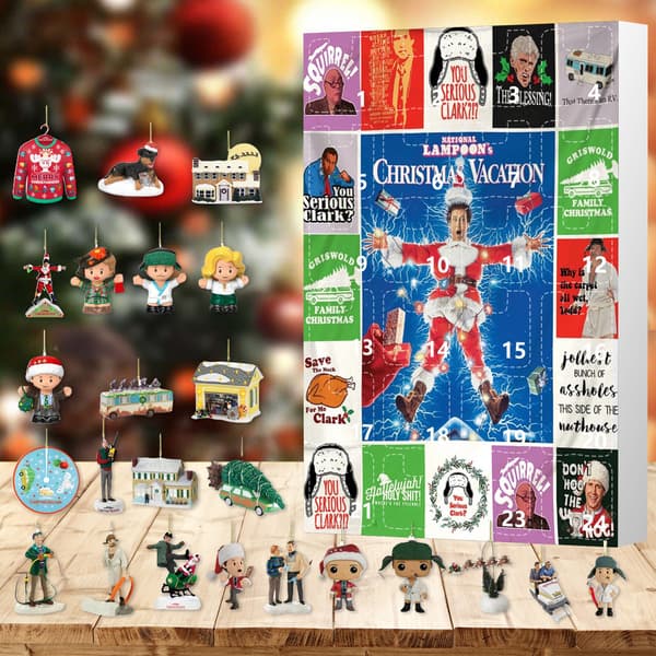 24-dages nedtællings-julekalender med overraskelser, julepynt gave Model-B